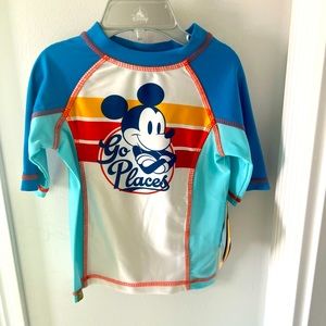 Disney mickey mouse rash guard for boys